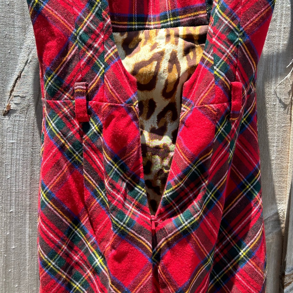 L.A.M.B. Red Plaid Dress - Picture 3 of 15